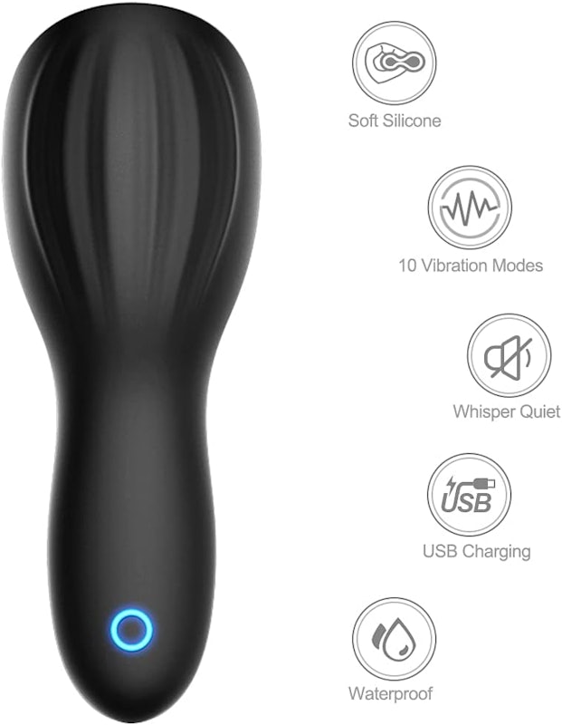 Masturbador Masculino Impermeável Vibratório 3