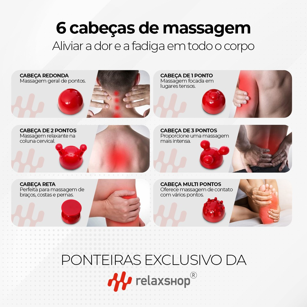 Massageador Profissional Elétrico Relaxshop  2