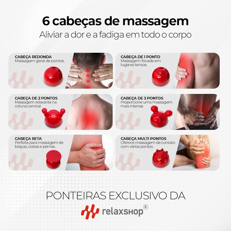 Massageador Profissional Elétrico Relaxshop 2