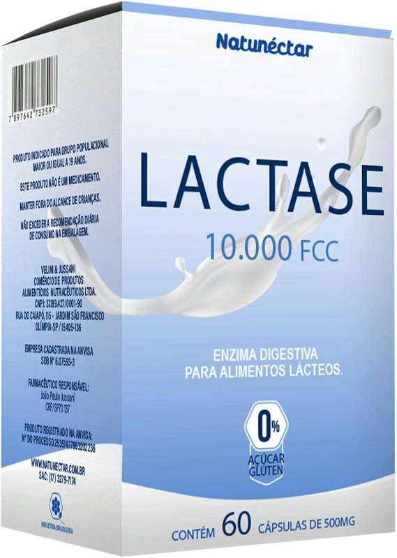Lactase 10.000 FCC – 60 Cápsulas 1