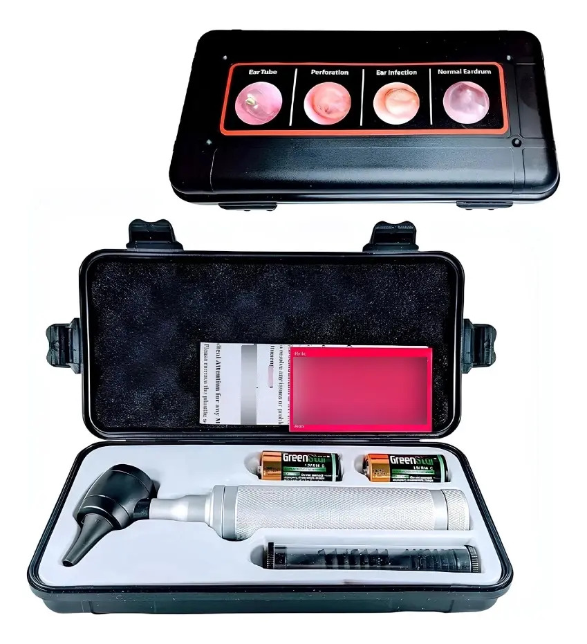 Kit Otoscópio Dr. Mom Led 5ª Geração 1