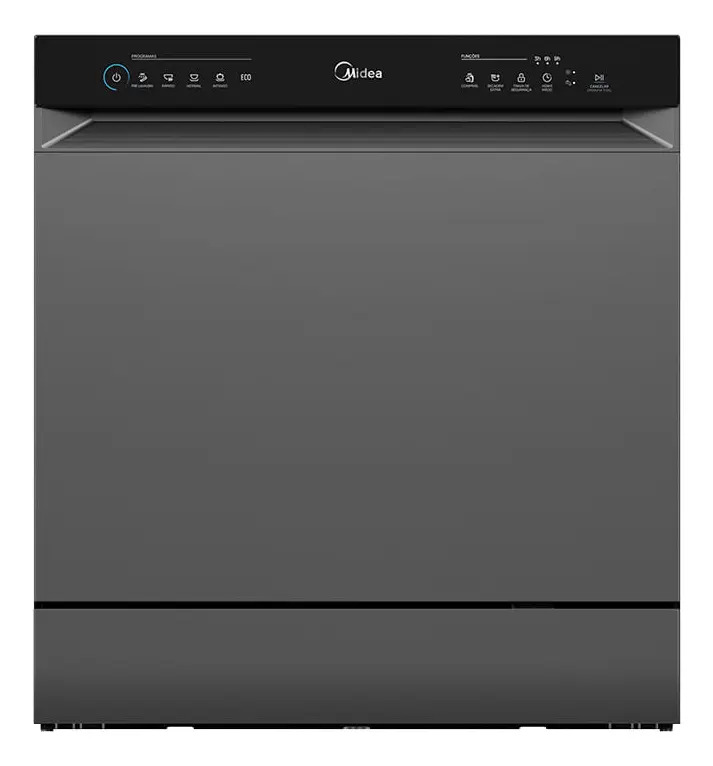 Lava Louças 8 Serviços Cinza Touch Plus 1