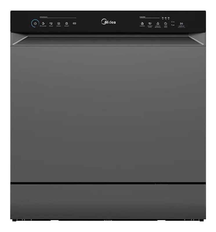 Lava Louças 8 Serviços Cinza Touch Plus 1