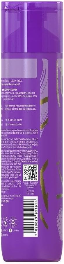 Shampoo Meu Liso Matizador Loiro 4