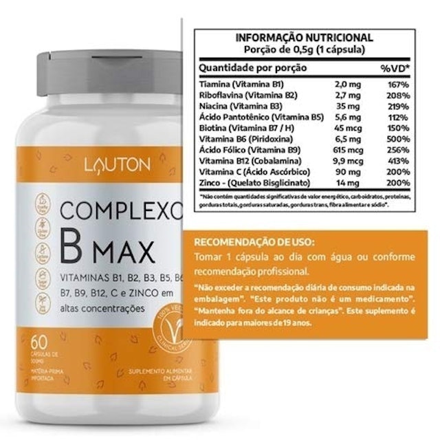Complexo B Max Lauton Nutrition 2