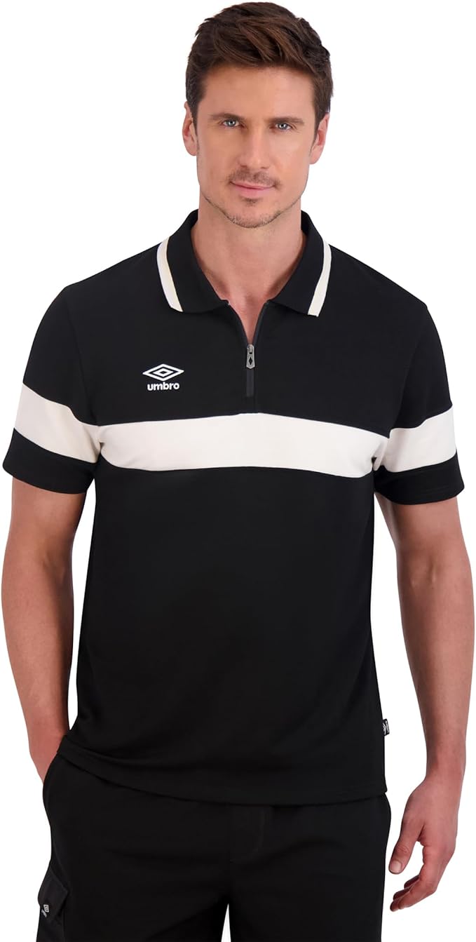 Camisa Polo Masculina com Zíper 1/4 Umbro 1