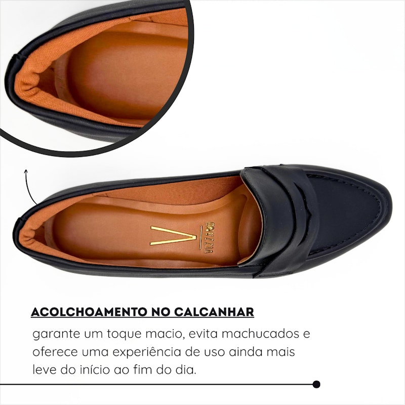 Mocassim Feminino Loafer Pelica Vizzano 2
