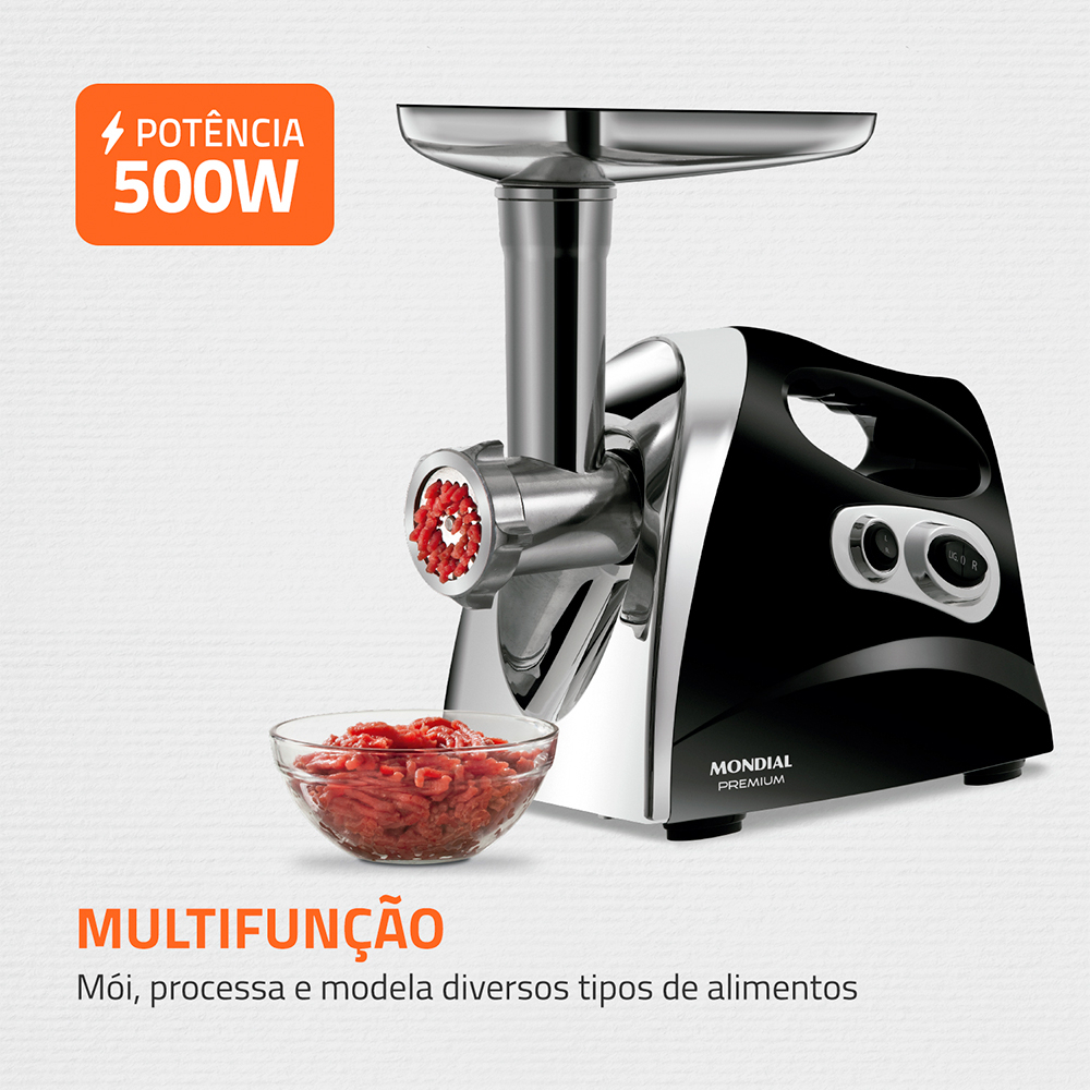 Moedor de Carne Elétrico Premium 2
