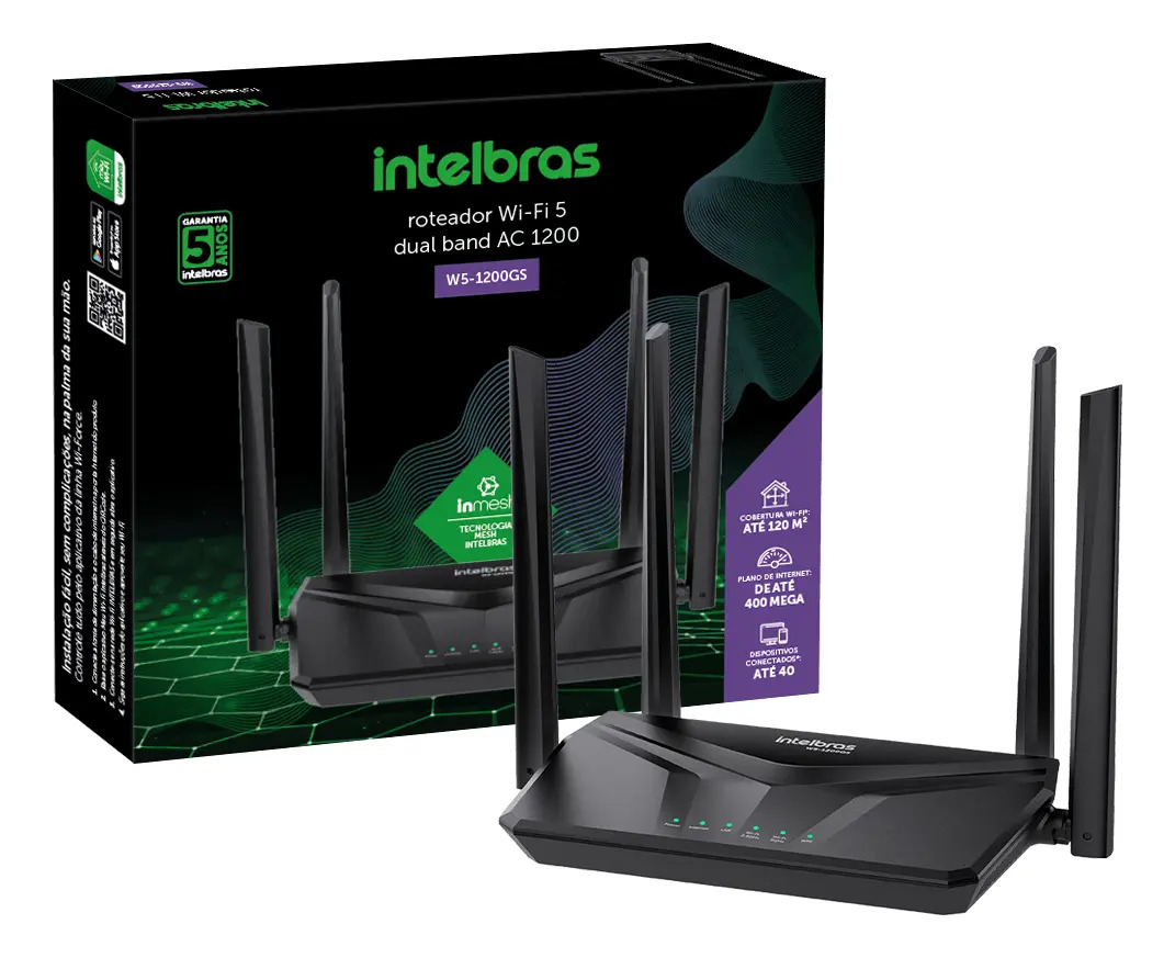 Roteador Wi-Fi Alto Desempenho W5-1200GS 2