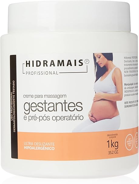 Creme para Massagem Gestantes e Pré Pós-Operatório Hidramais 1