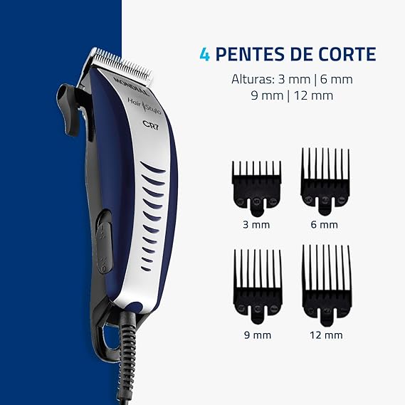 Cortador de Cabelos Hair Stylo Cr7 2