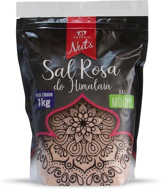 Sal Rosa do Himalaia Moído 1 kg 1