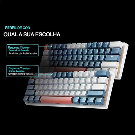 Teclado Mecânico com Fio K500-B61 4