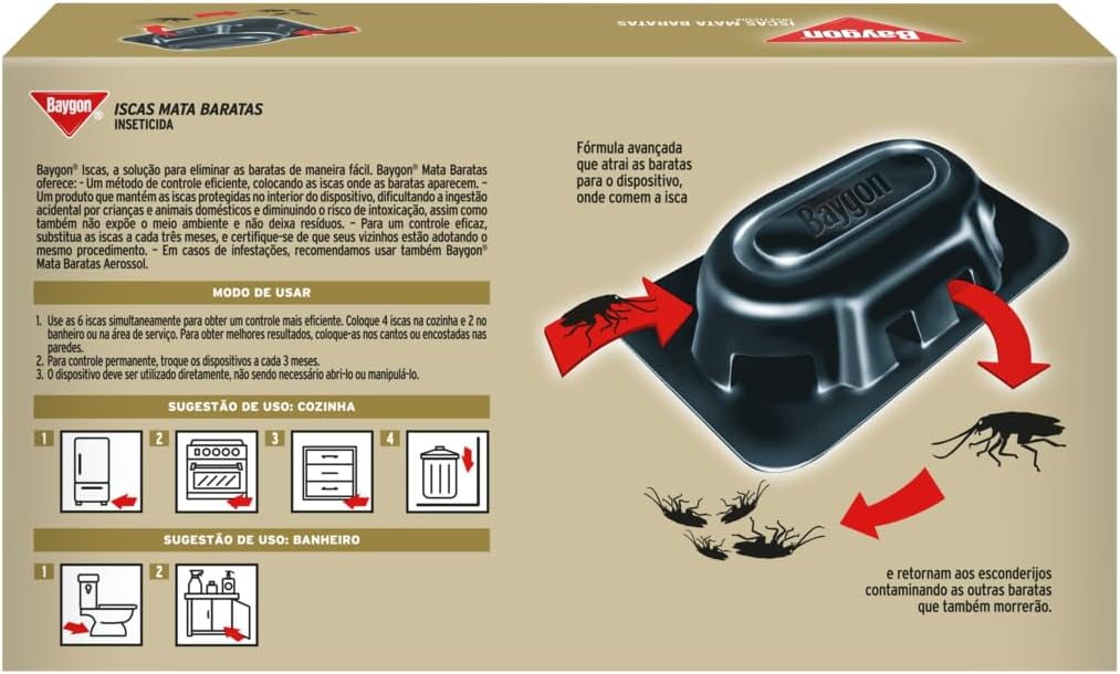 Baygon® Mata Barata Iscas 2