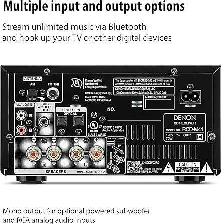 Mini HiFi System with CD, Bluetooth and FM Tuner 5