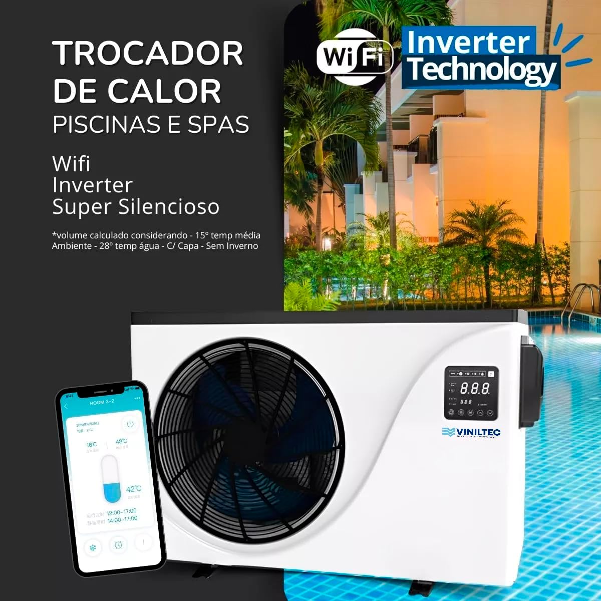 Trocador de Calor para Piscina Inverter HP-09 5