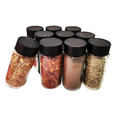 Kit Porta-Temperos com Tampa Dosadora