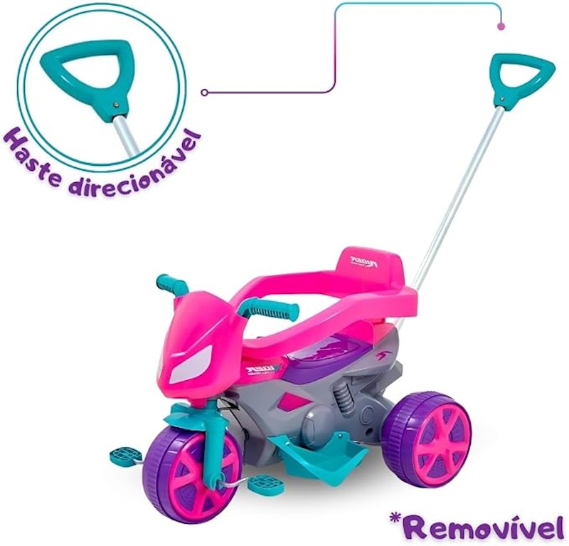 Moto Rider Andador Usual - Rosa 3