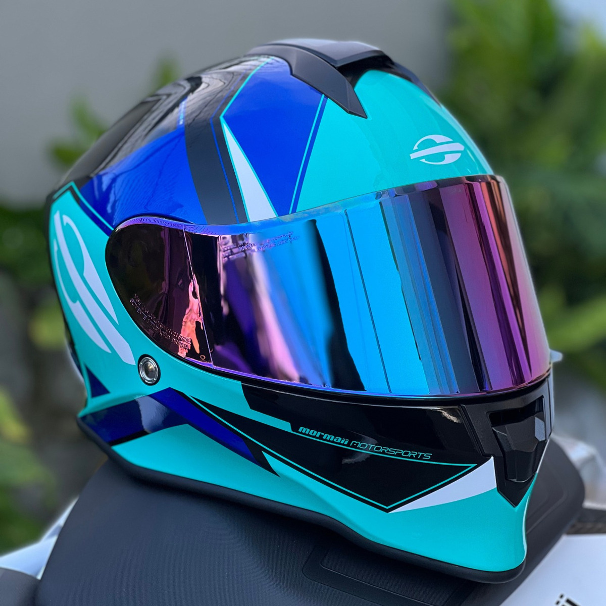 Capacete Fechado Mormaii M1 Tech Azul 3