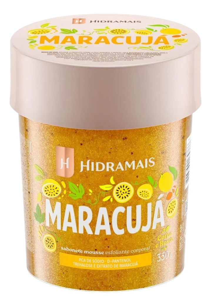 Esfoliante Corporal Sabonete Mousse Maracujá 1