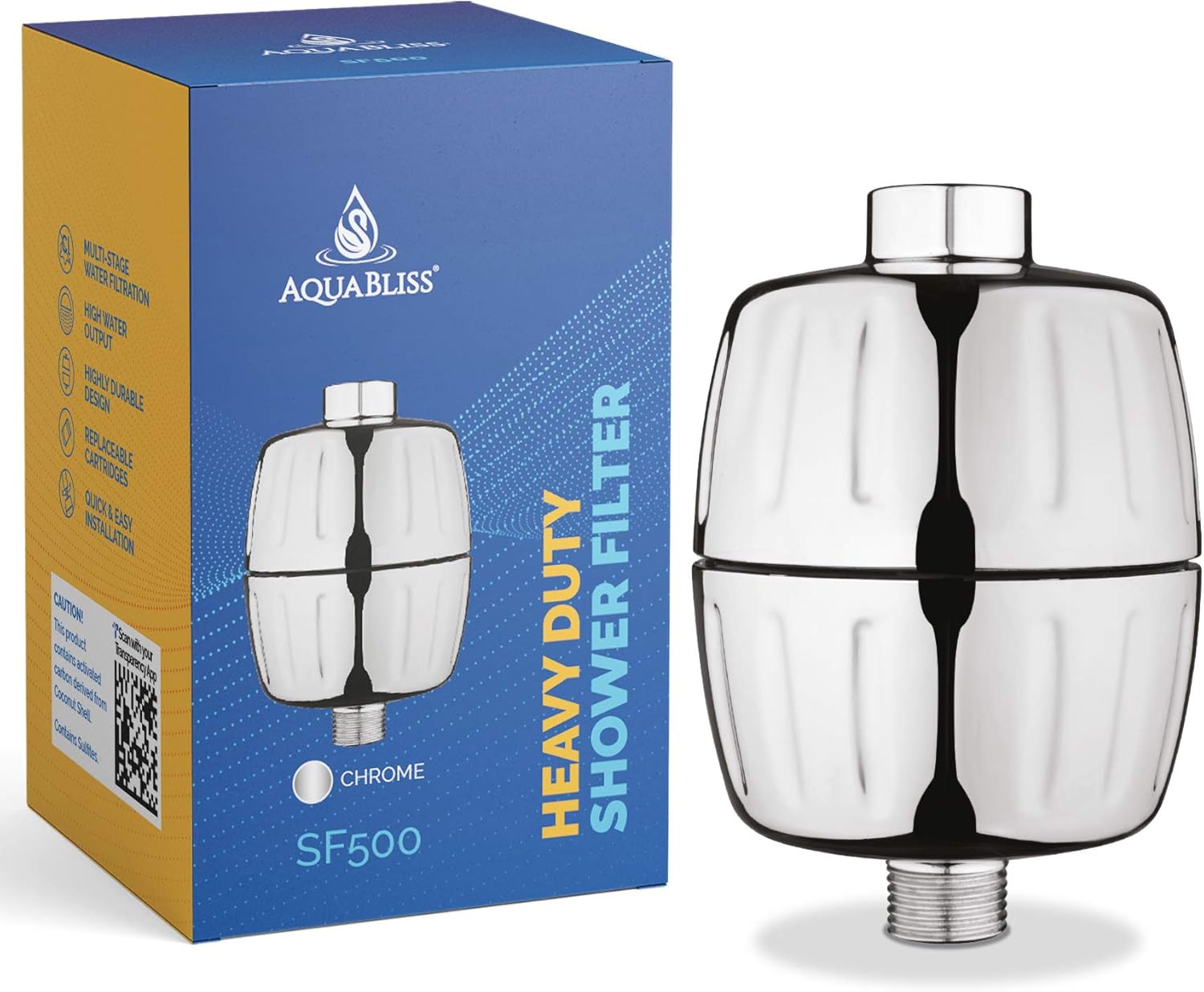 AquaBliss SF500 Multi-Stage Water Purifying Shower Filter 1
