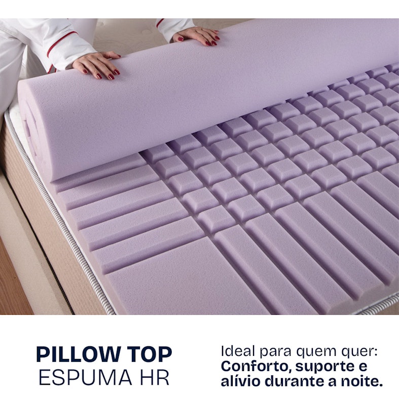 Pillow Top Solteiro BF Colchões Anatomic 2