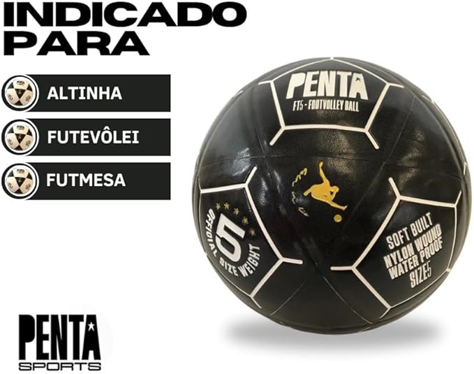 Bola de Futvolei Penta Amarela 4