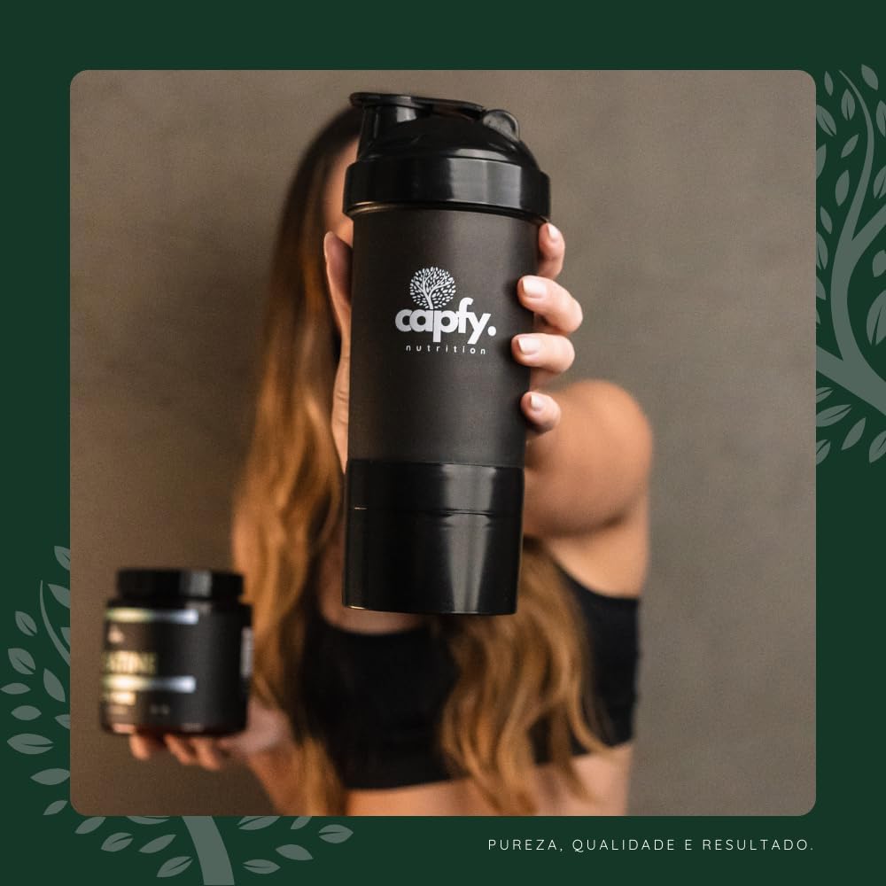 Coqueteleira Academia 500 ml com 3 Compartimentos  4