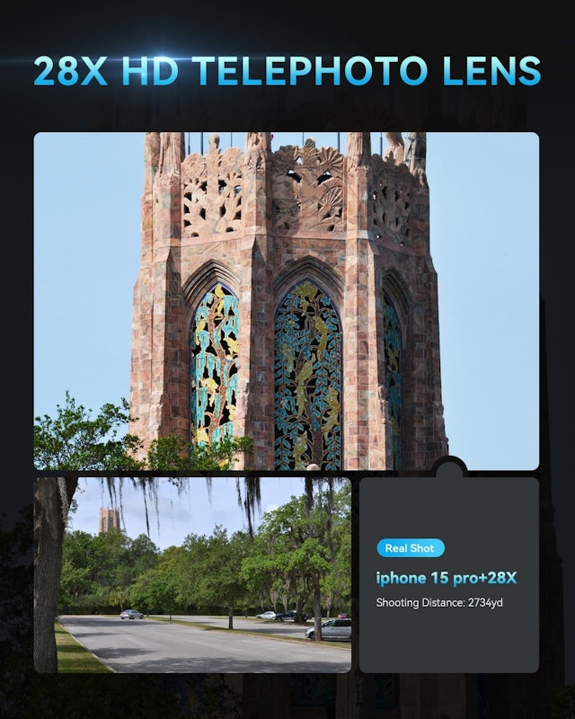 Lente Teleobjetiva HD 28x 3