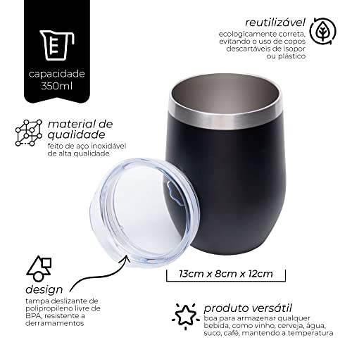 Copo Térmico de Aço Inoxidável Parede Dupla 2