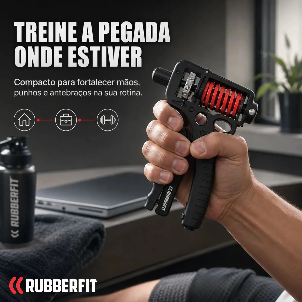 Hand Grip Fortalecedor do Punho Mão Antebraço Flexor 165 kg 2