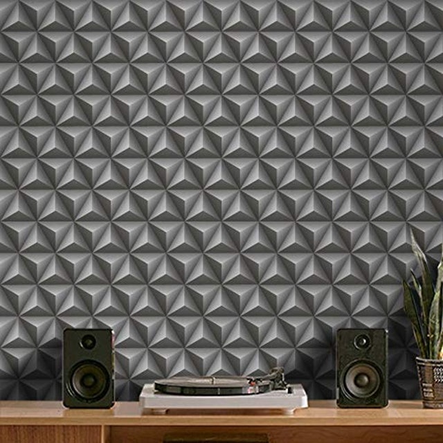 Papel de Parede 3D Triângulo Classic 1