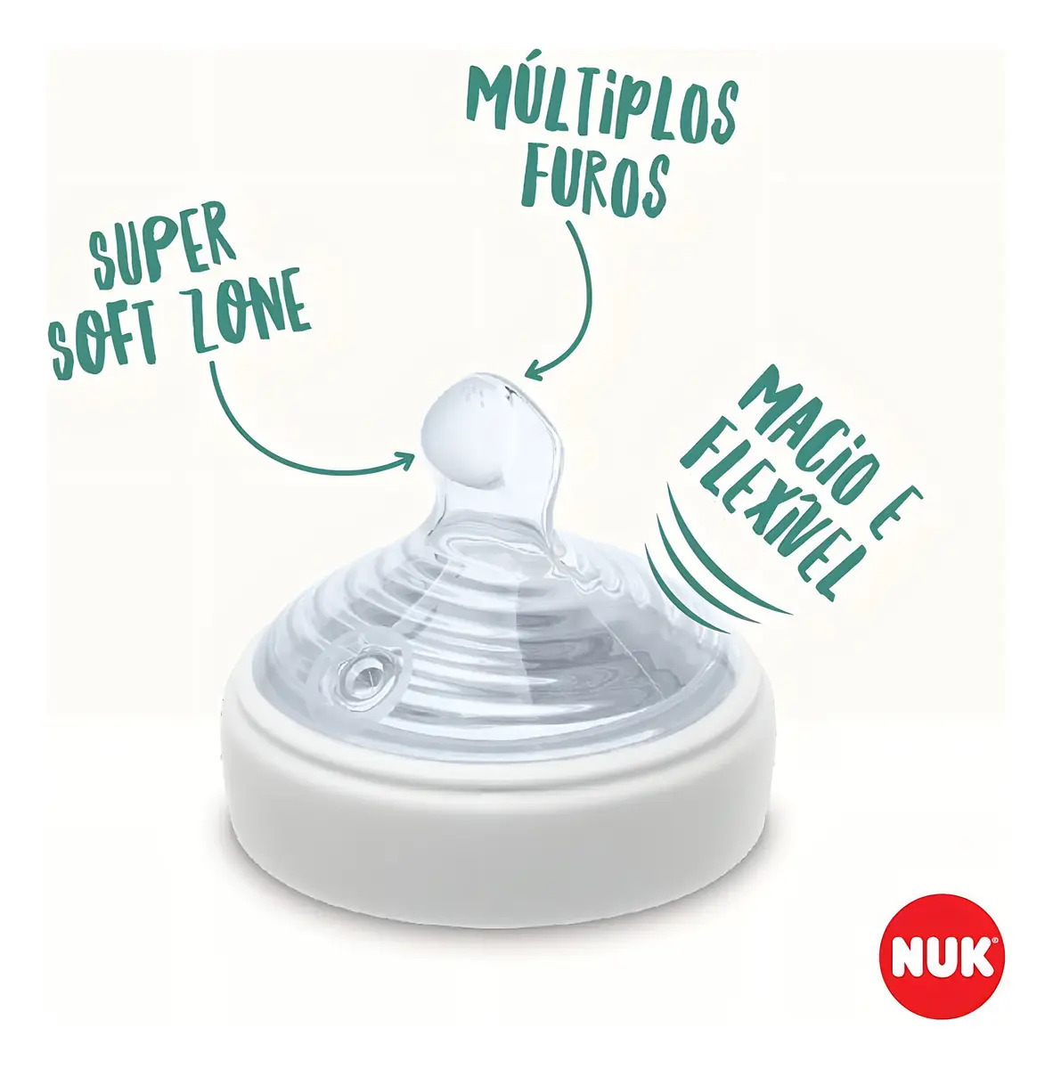 Mamadeira Anticólica NUK Essence Smart Flow 3
