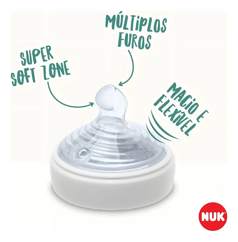 Mamadeira Anticólica NUK Essence Smart Flow 3