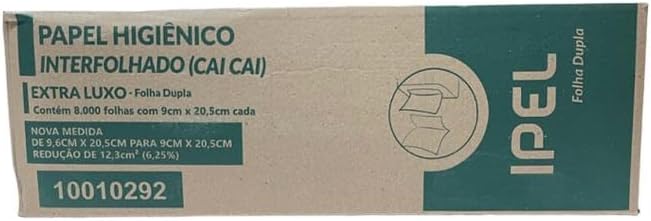 Papel Higiênico Interfolhado Cai-Cai Folha Dupla 2