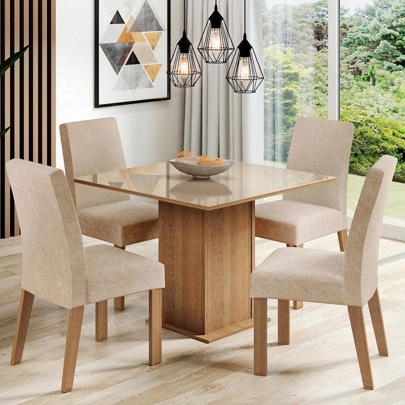 Conjunto Sala de Jantar Madesa Evelin 2