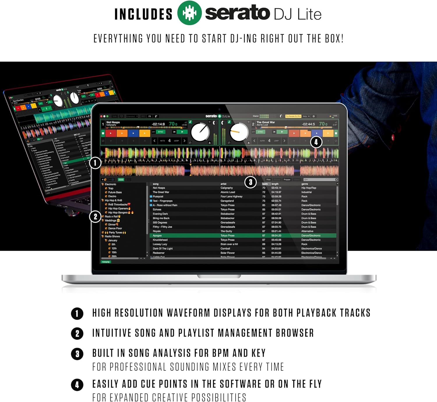 Controlador DJ Mixtrack Pro FX 4