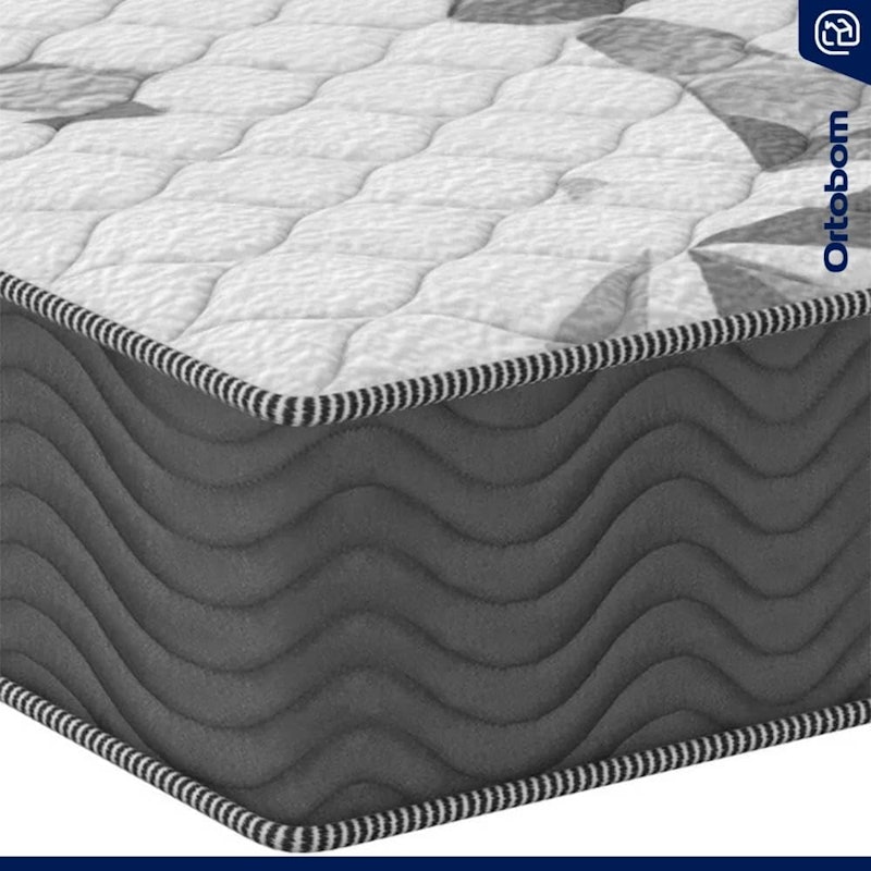 Cama Box Baú com Colchão de Espuma D33 Airtech 100 Casal Ortobom 4