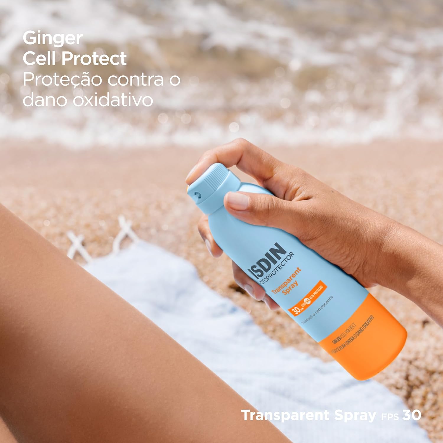 Fotoprotetor Transparent Spray Wet Skin FPS 30 3