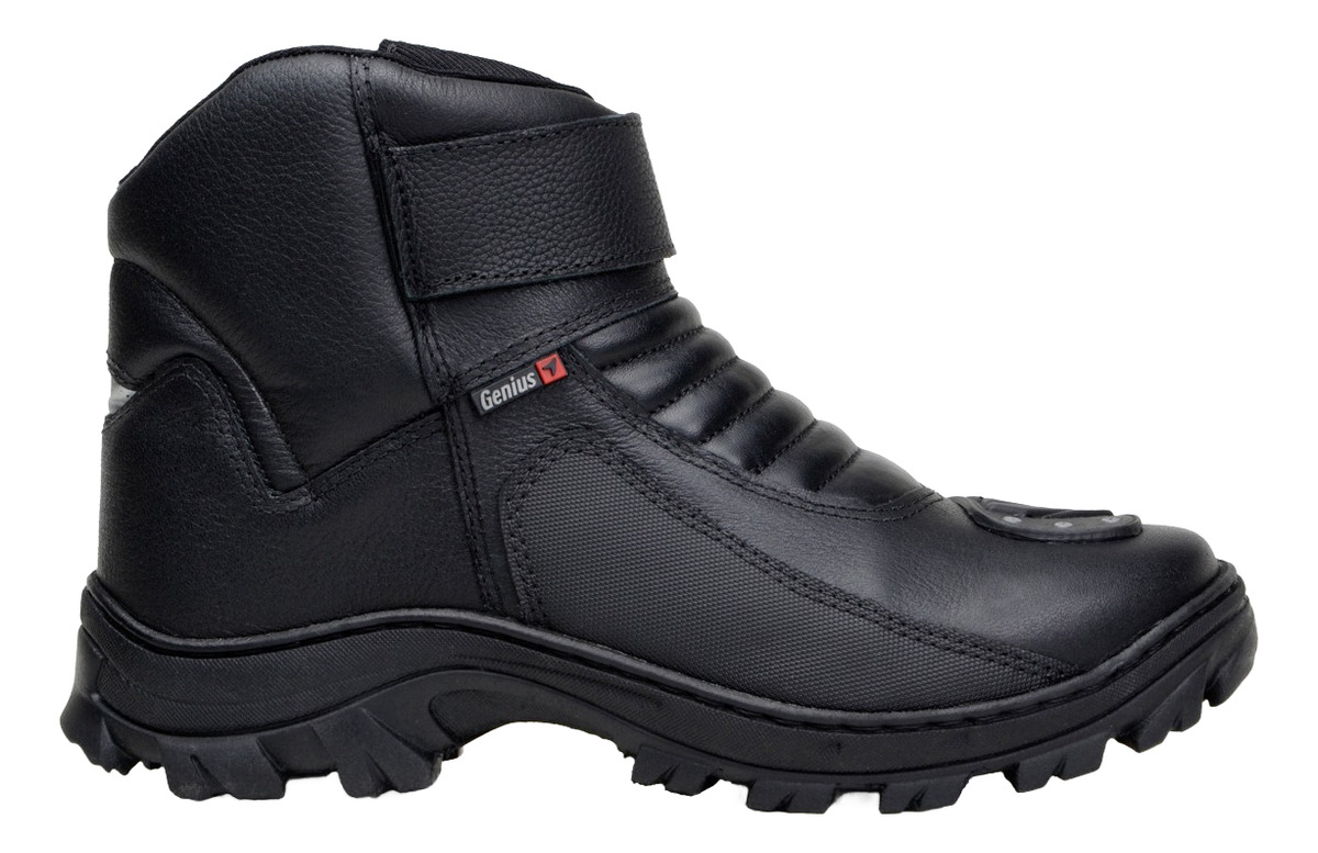 Bota Motociclista em Couro Legítimo 2