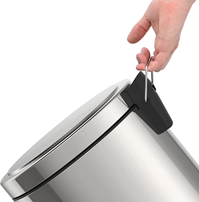 Lixeira Inox com Pedal Tramontina 20 L 3