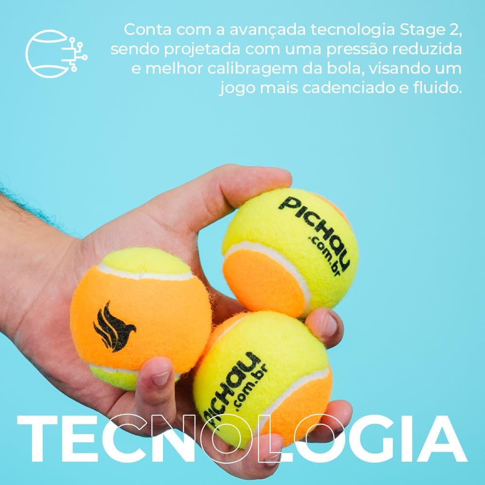Kit de Bolas de Beach Tennis Pichau Stage 2 5