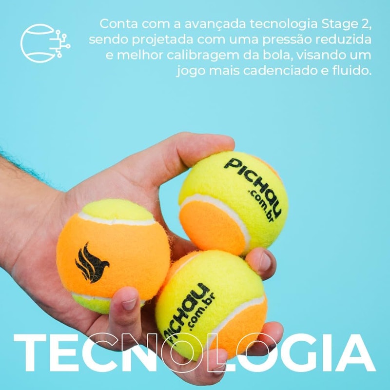 Kit de Bolas de Beach Tennis Pichau Stage 2 5