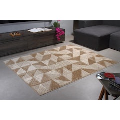Tapete Sala Quarto Escritório 3D 1,50 m x 1,00 m Shagy Alto Relevo Antiderrapante