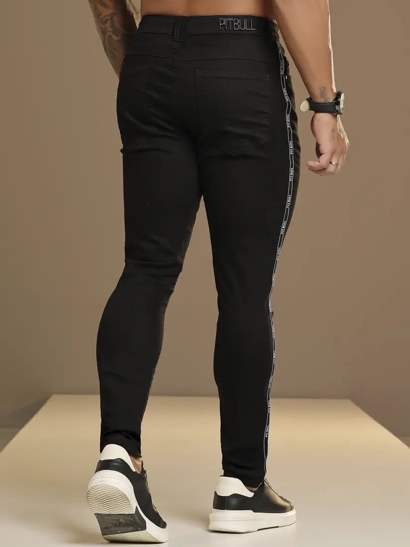 Calça Masculina Preta Pitbull Jeans 2