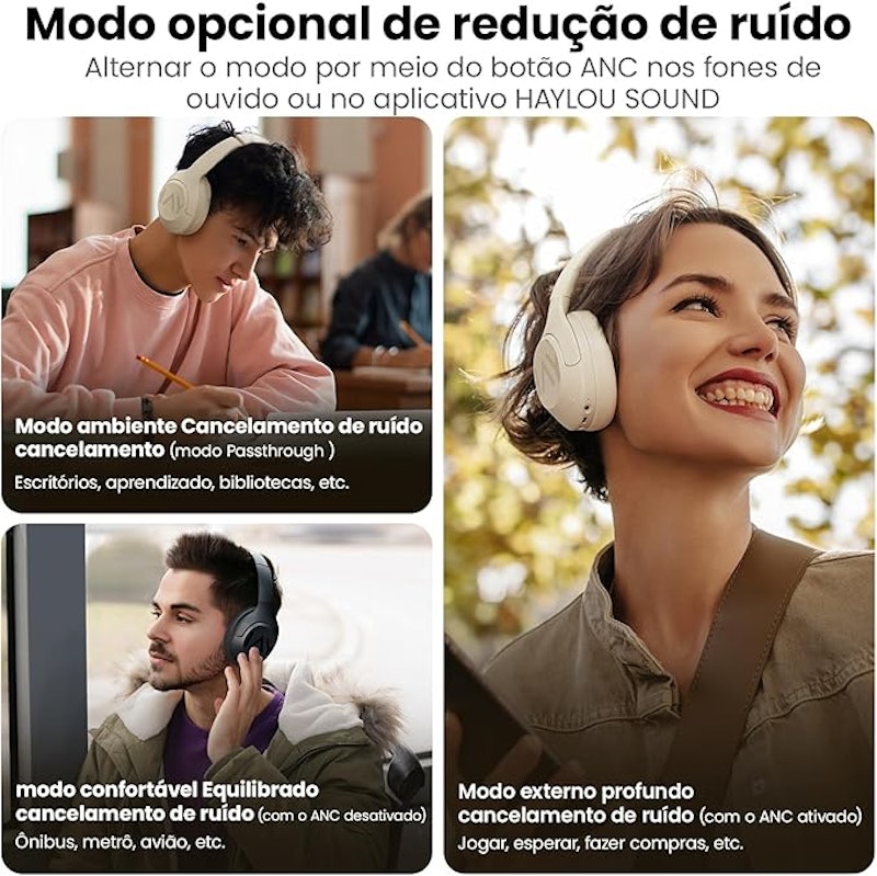 Fone de Ouvido sem Fio Haylou S30 Pro Anc 3
