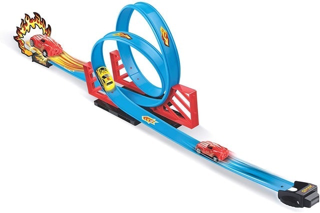 Pista de Carrinhos Duplo Looping 2