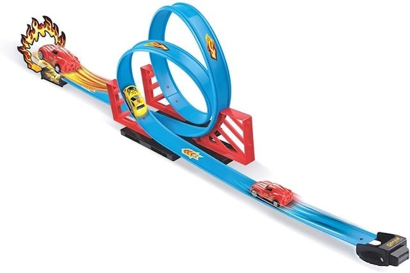 Pista de Carrinhos Duplo Looping 2