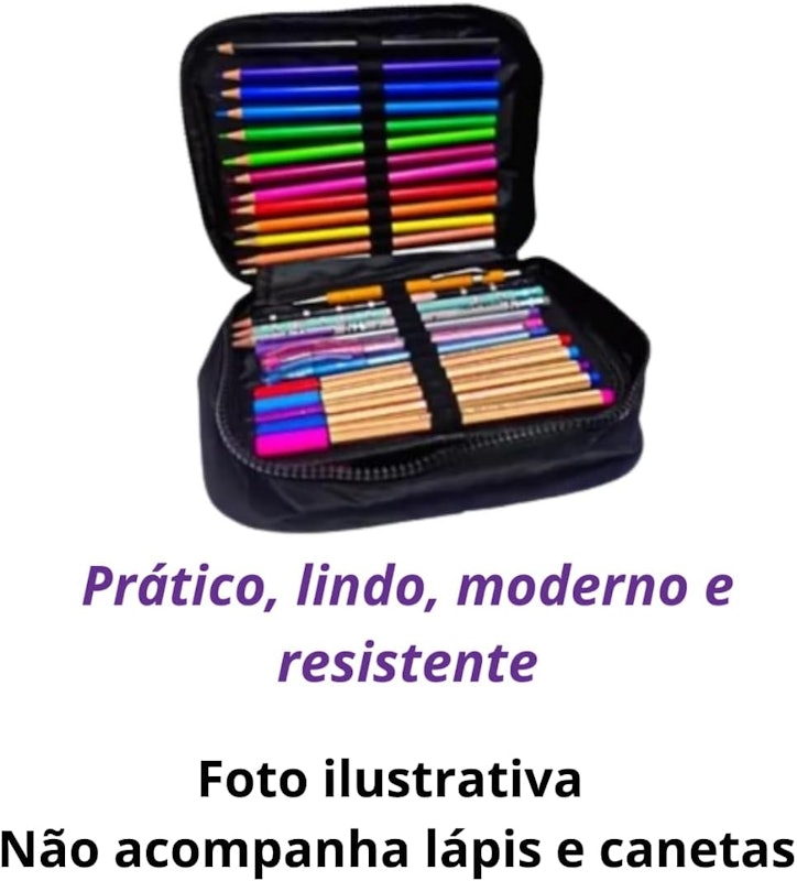 Estojo Escolar Grande 4