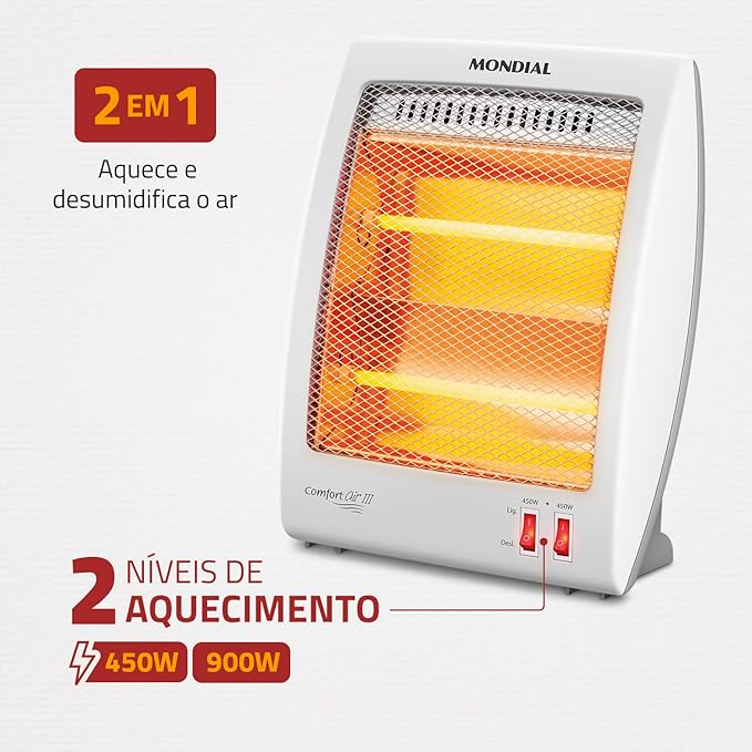 Aquecedor Quartzo Comfort Air III 2